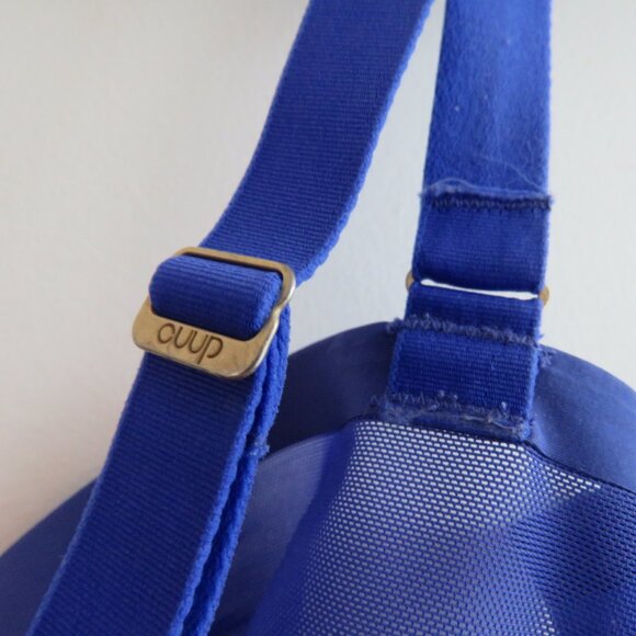 CUUP The Balconette Mesh Underwire Bra in Ultramarine Blue - Size 40F - Picture 10 of 13